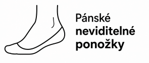 Neviditelné pánské ponožky