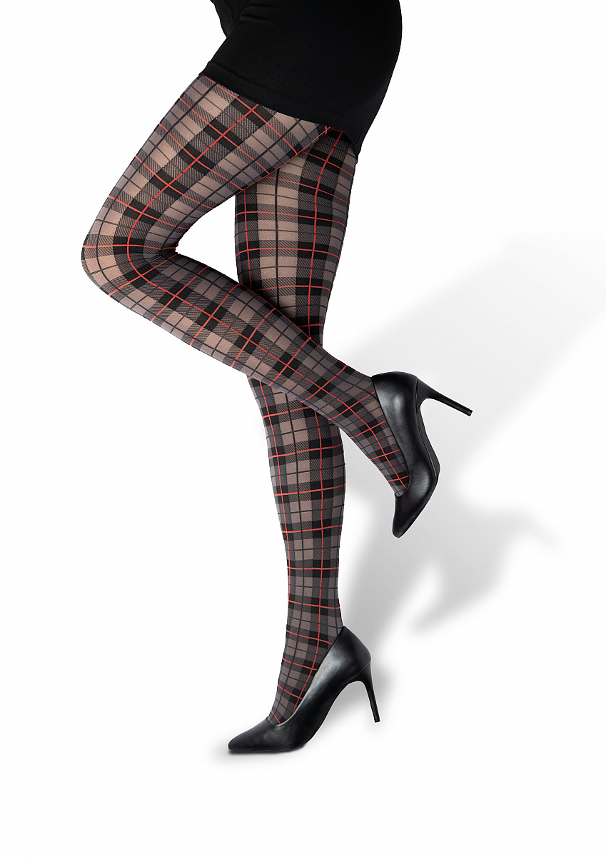 Dámské vzorované punčochové kalhoty SARA 20/40 DEN L