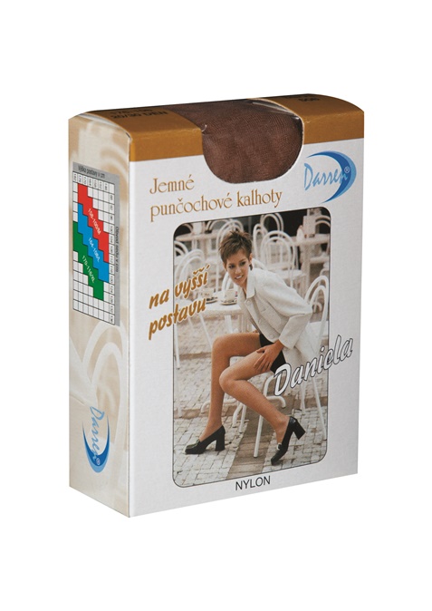 Dámské punčochové kalhoty na vyšší postavu DANIELA 20 DEN 182/108 bílá