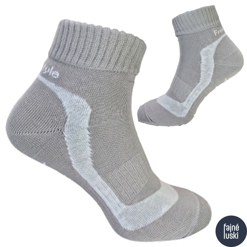 Dámské kotníkové ponožky Freestyle 35-38 šedá