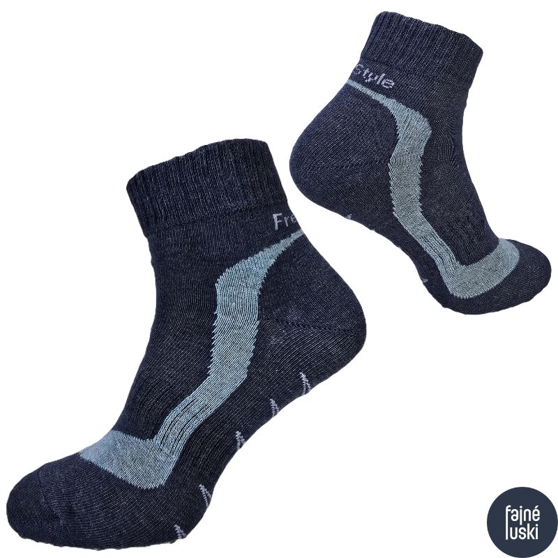 Dámské kotníkové ponožky Freestyle 35-38 šedá