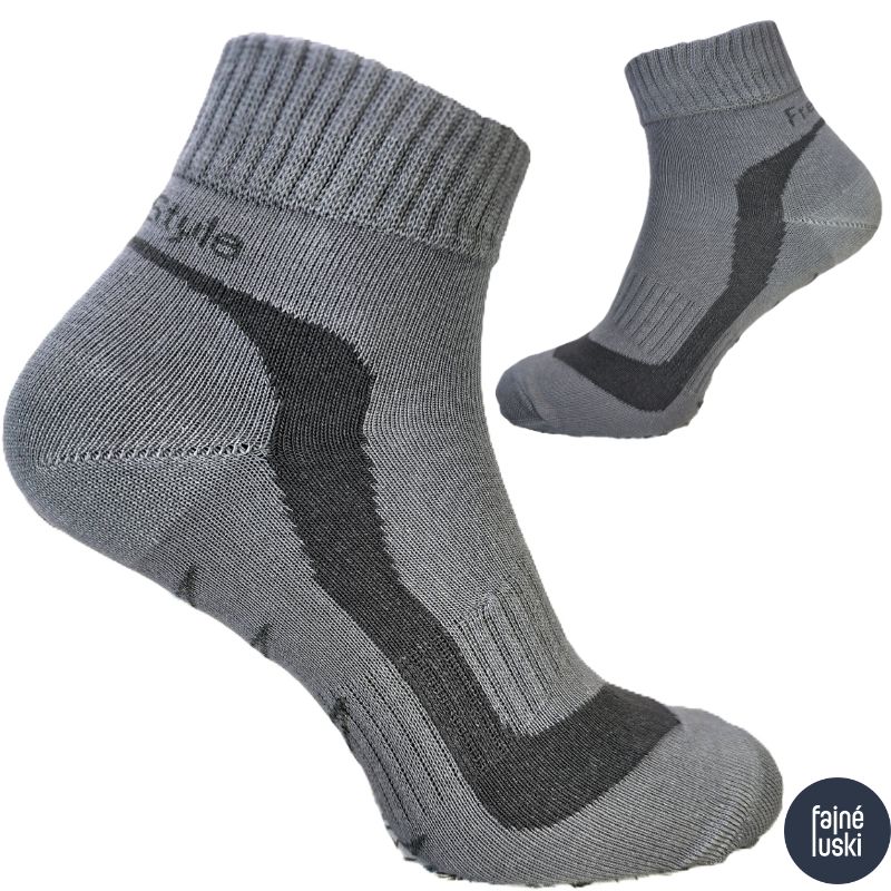 Dámské kotníkové ponožky Freestyle 35-38 šedá
