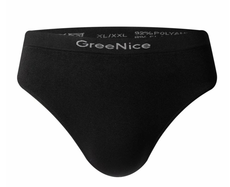 Dámské bezešvé kalhotky GreeNice Art: 7170 S/M černá