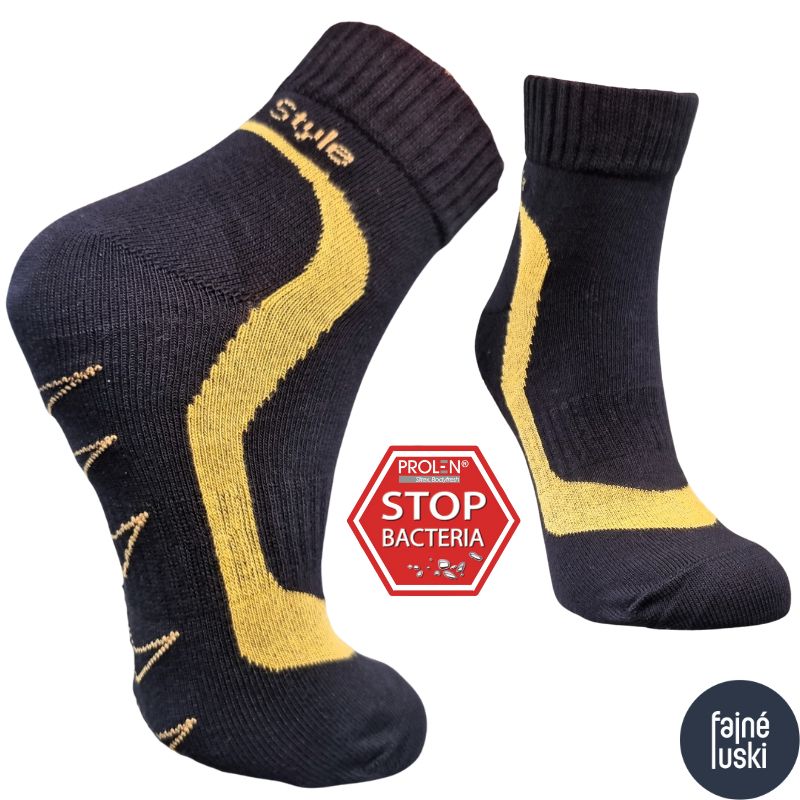 Bavlněné nízké elastické ponožky Freestyle Rotex 42-43 tyrkysová