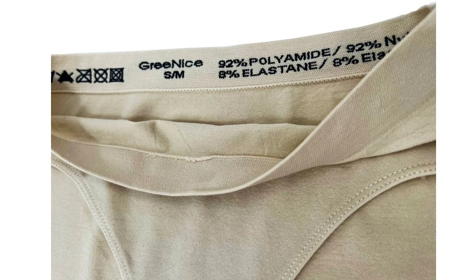 Bezešvé jednobarevné kalhotky Greenice-6504 L/XL bílá