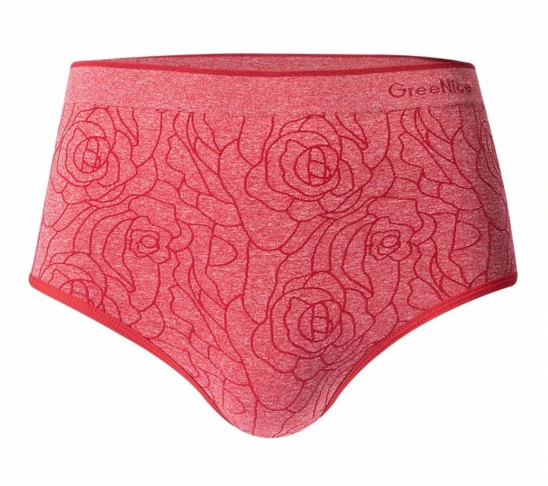 Bezešvé vysoké kalhotky Greenice-3945 XL/XXl béžová