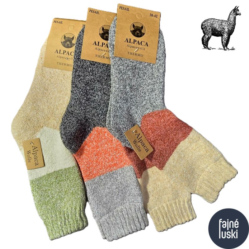 Dámské ALPACA vlněné ponožky balení 3páry 