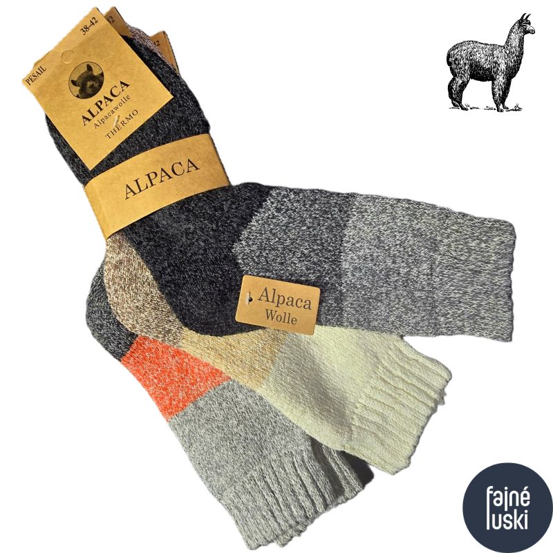 Dámské ALPACA vlněné ponožky balení 3páry 
