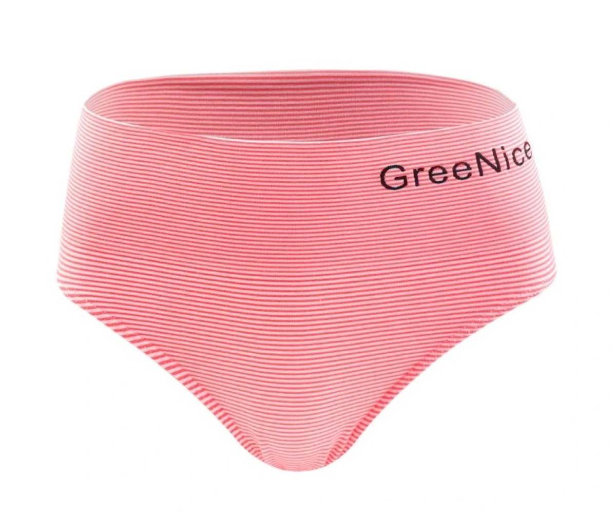 Dámské kalhotky vyšší střih bezešvé Greenice 2040 L/XL tyrkys