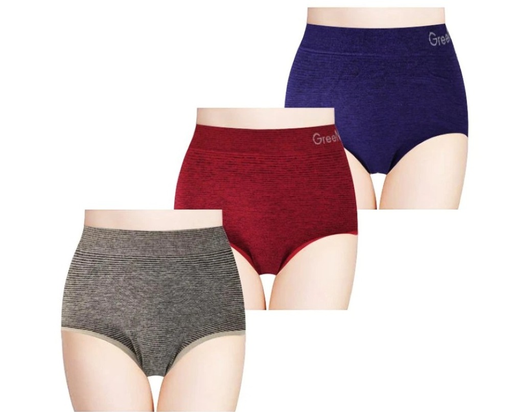 Bezešvé kalhotky velké velikosti  Greenice 6011 3XL/4XL černá