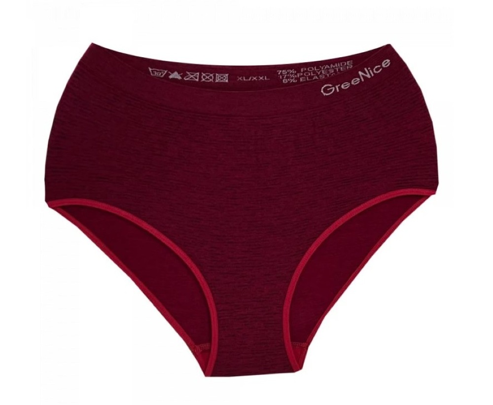 Bezešvé kalhotky velké velikosti  Greenice 6011 3XL/4XL černá