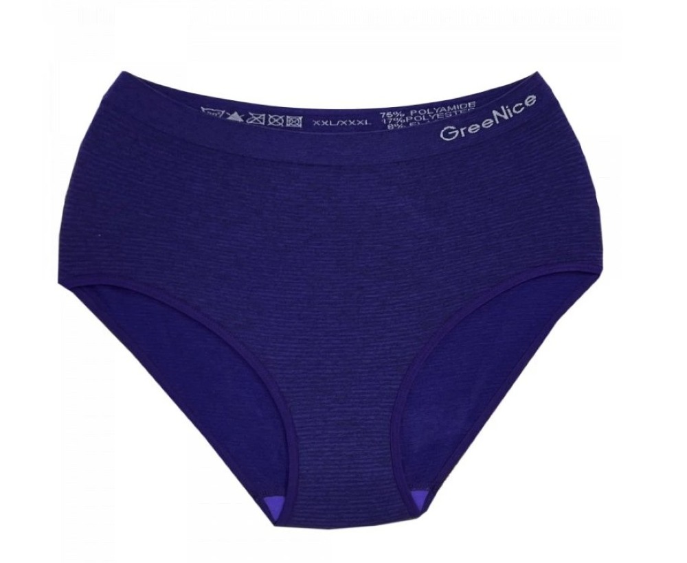 Bezešvé kalhotky velké velikosti  Greenice 6011 3XL/4XL černá