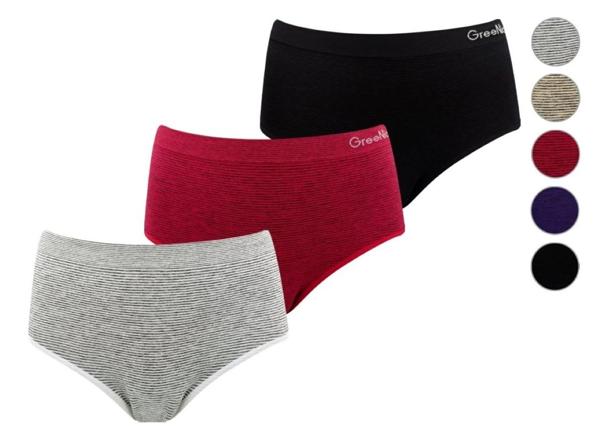 Bezešvé kalhotky velké velikosti  Greenice 6011 3XL/4XL černá