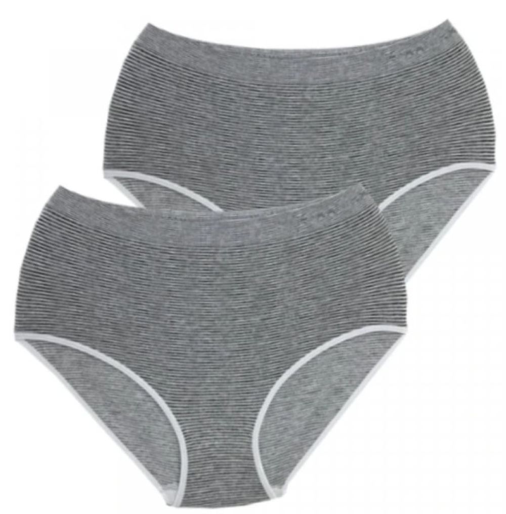 Bezešvé kalhotky velké velikosti Greenice 6011 2XL/3Xl šedá