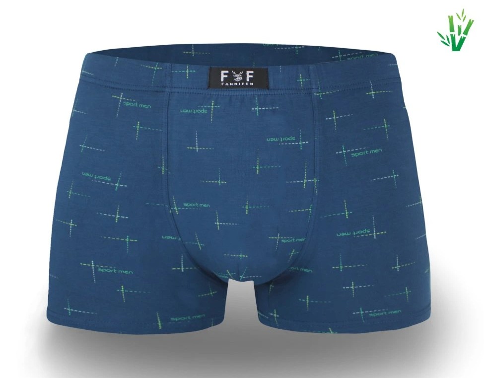 Pánské bambusové boxerky M6782 vel.M petrolejová