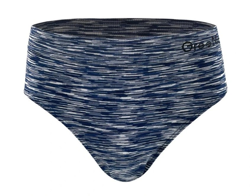 Bezešvé kalhotky velké velikosti Greenice-3822 L/XL modrá