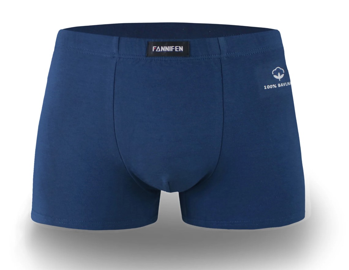 Pánské bavlněné boxerky Fannifen G585 vel.M černá
