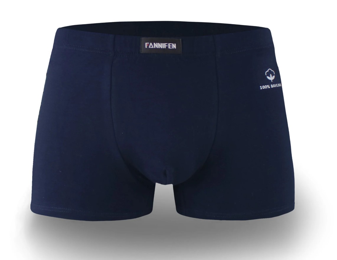 Pánské bavlněné boxerky Fannifen G585 vel.M černá