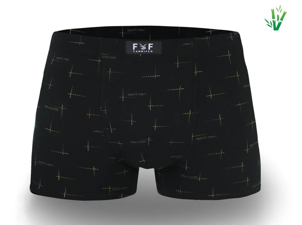 Pánské bambusové boxerky M6782 vel.XL modrá