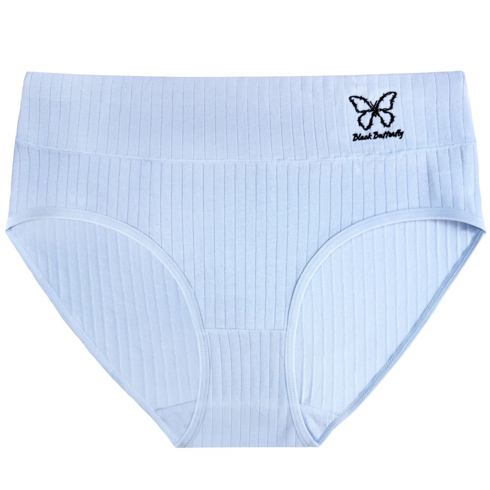 Dámské bavlněné kalhotky s vysokým pasem Butterfly CZ8066 vel.XL růžová