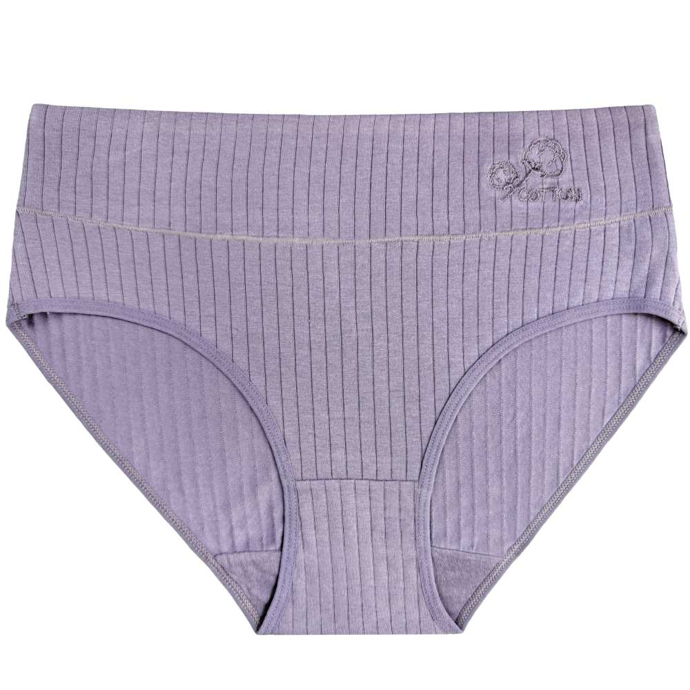 Dámské bavlněné pružné kalhotky s vysokým pasem Rose CZ8071 vel.XL tělová