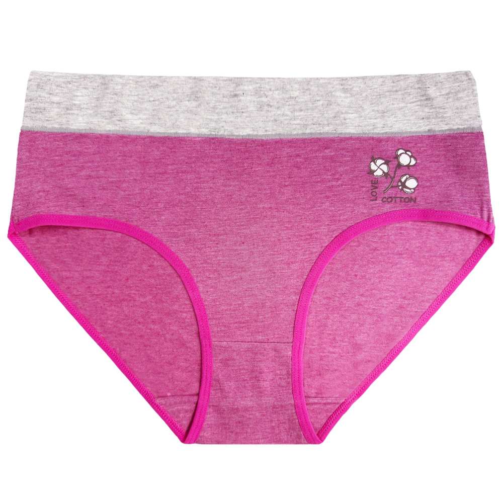 Dámské bavlněné kalhotky se středním pasem CZ8088 vel.XXL zelená