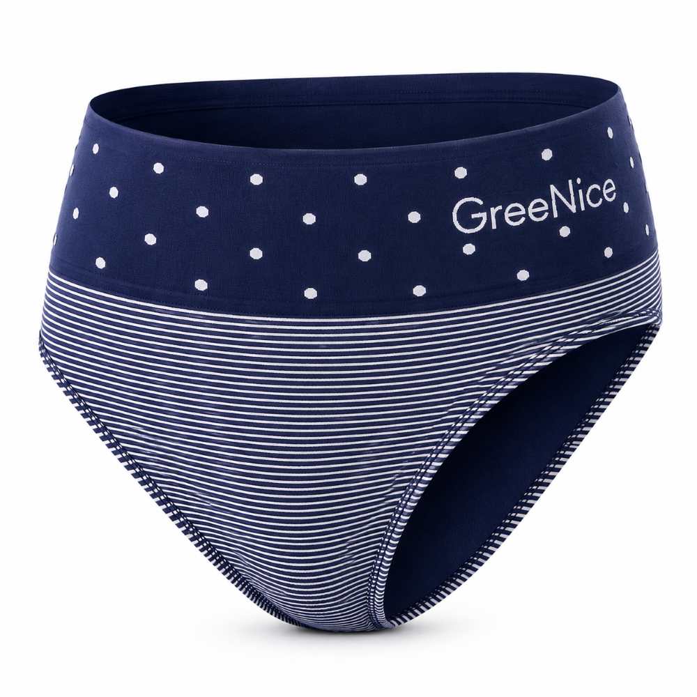 Dámské bezešvé kalhotky s vysokým pasem Greenice 3850 S/M růžová