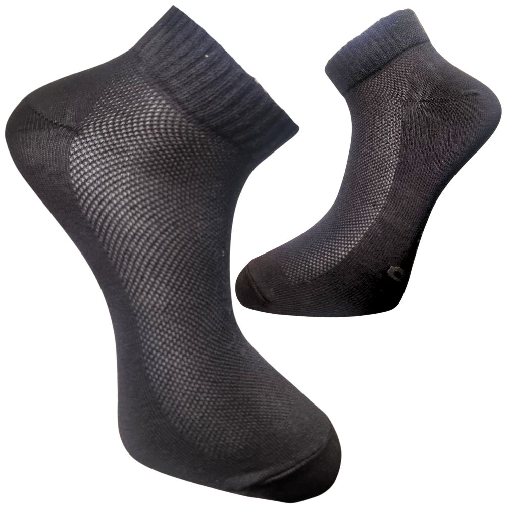 Kotníkové ponožky B active 43-45 černá