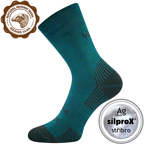 VoXX ponožky OPTIMUS vlna Merino 35-38 zelená