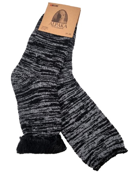 Dámské vlněné ponožky ALPACA 35-38 černá