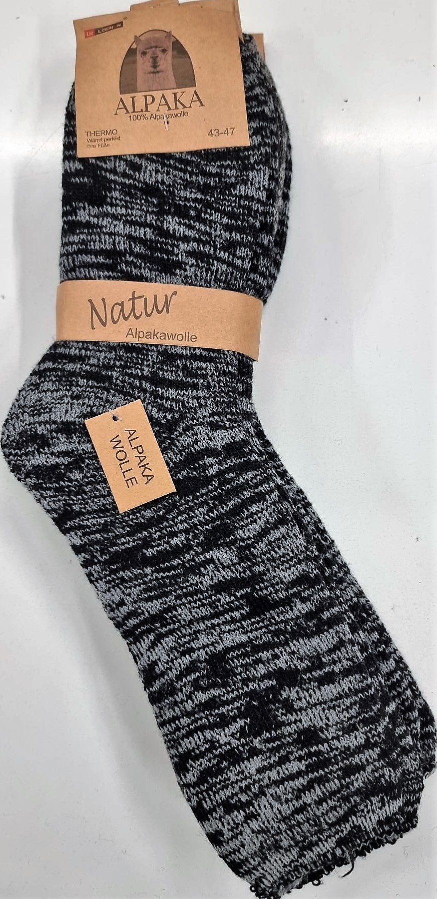 Pánské vlněné ponožky ALPACA 39-43 černá