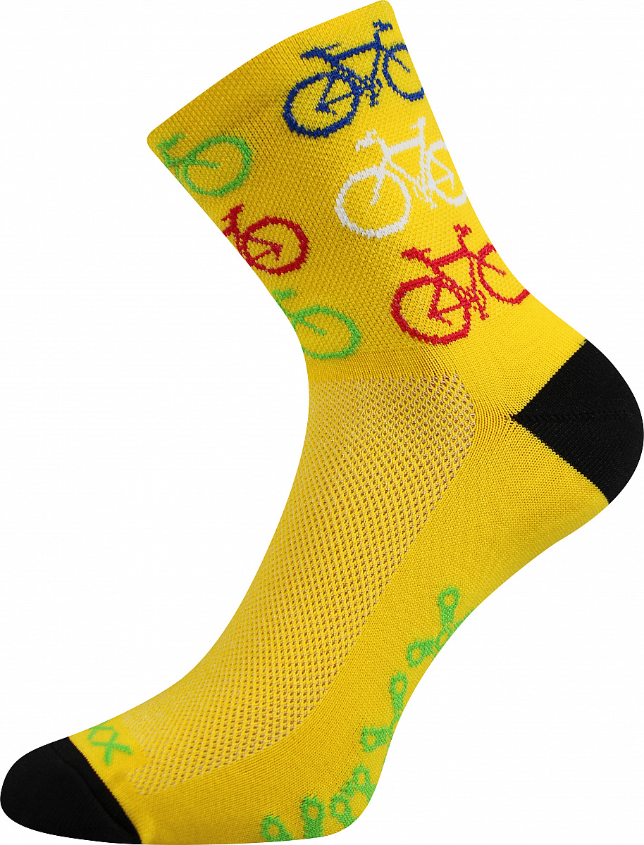 VoXX cyklo ponožky RALF X bike/žlutá 43-46