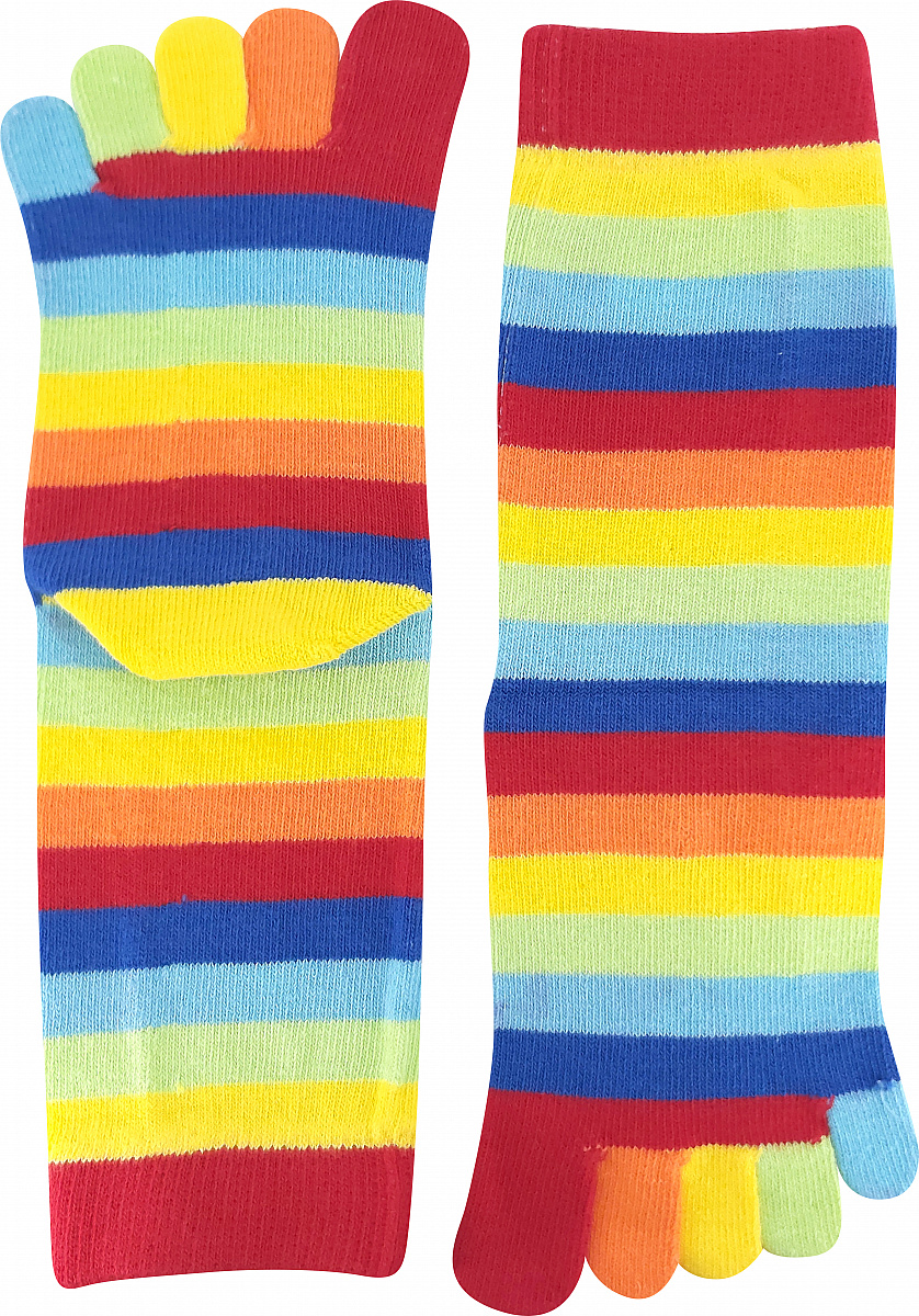 Prstové ponožky Prstan RAINBOW