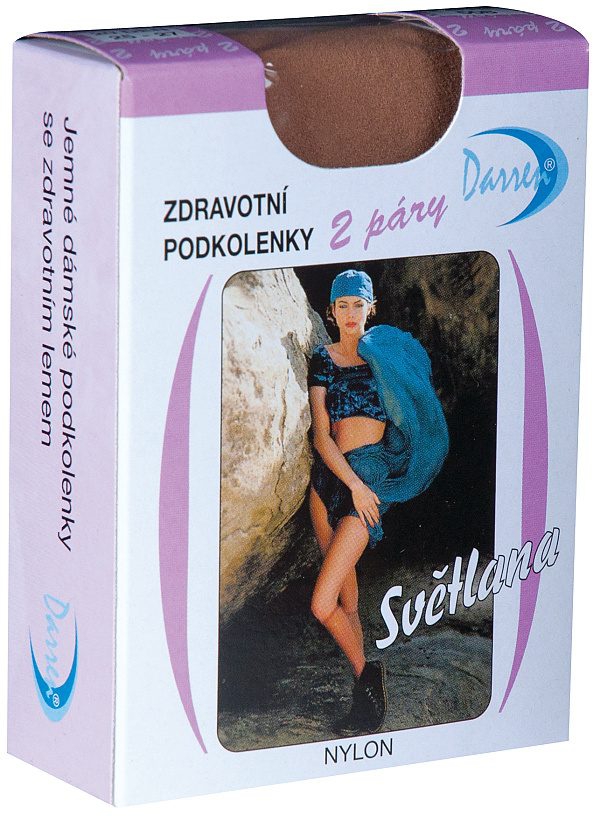 JEMNÉ SILONOVÉ PODKOLENKY SE ZDRAVOTNÍM LEMEM 2 PÁRŮy Světlana