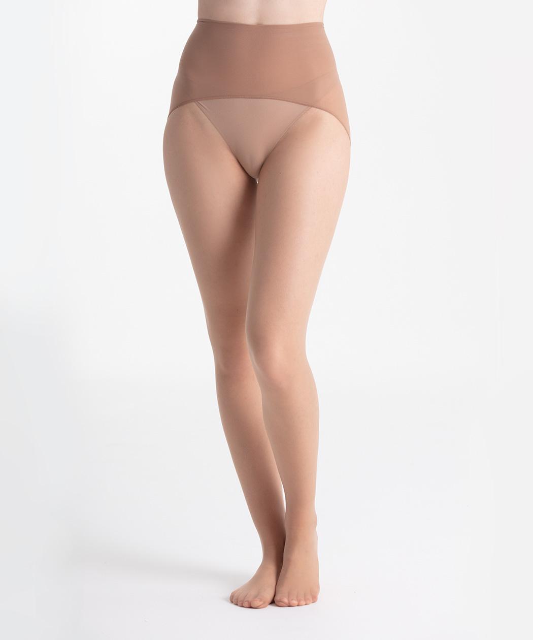 Punčochy s vysokým pasem nadotec ELEGANCE 30 DEN tělová