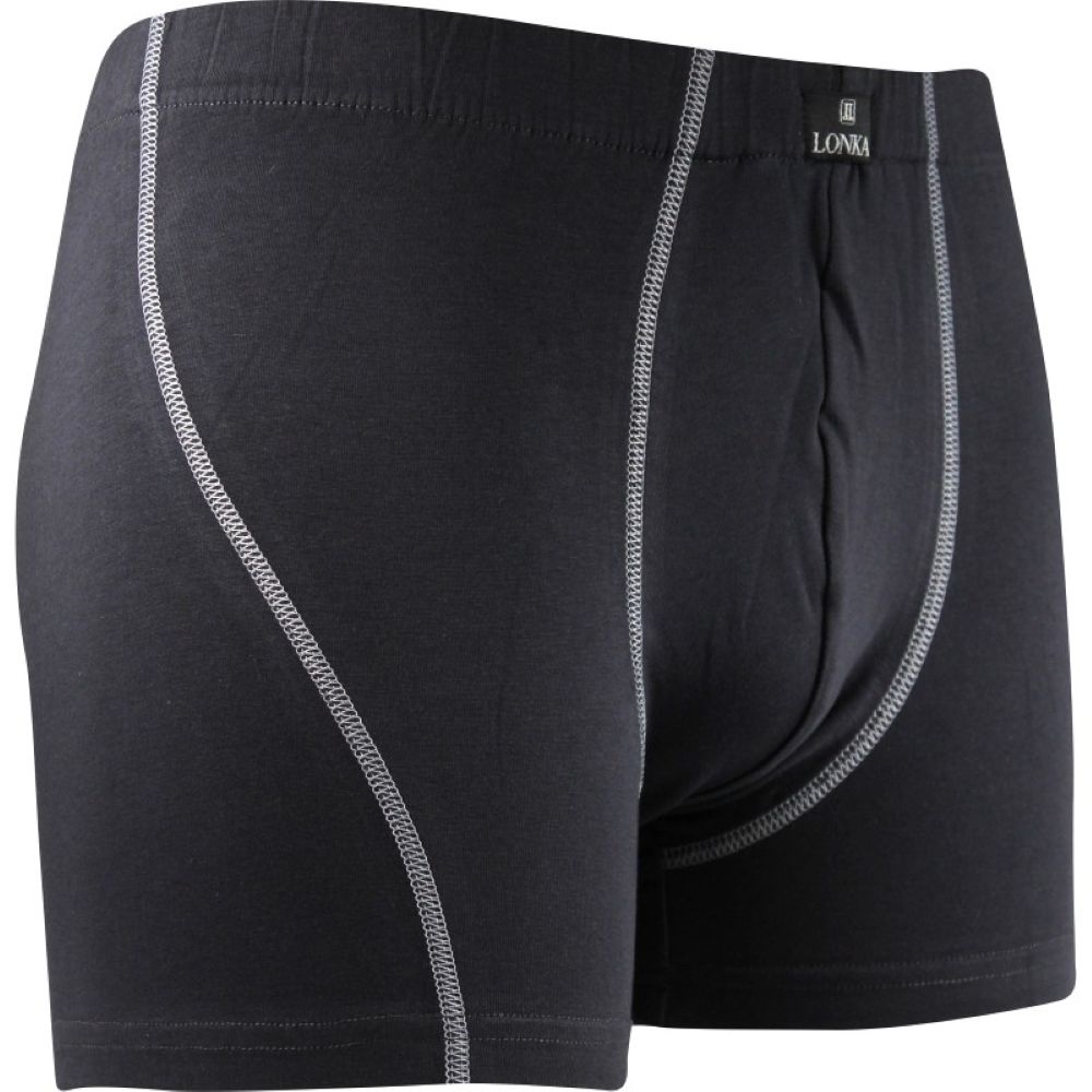 KAMIL pánské elastické boxerky Lonka tmavě šedá XXL