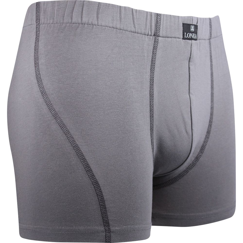 KAMIL pánské elastické boxerky Lonka šedá XXL
