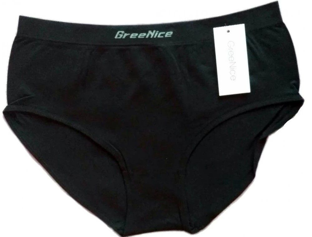 Bezešvé kalhotky velké velikosti Greenice-7022 černá XL/XXL