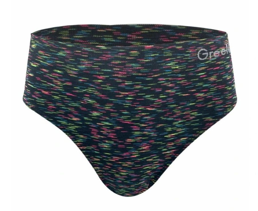 Bezešvé kalhotky velké velikosti Greenice-3822 černá 2XL/3XL