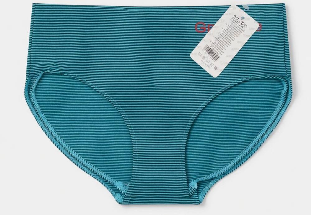 Dámské kalhotky vyšší střih bezešvé Greenice 2040 L/XL zelená