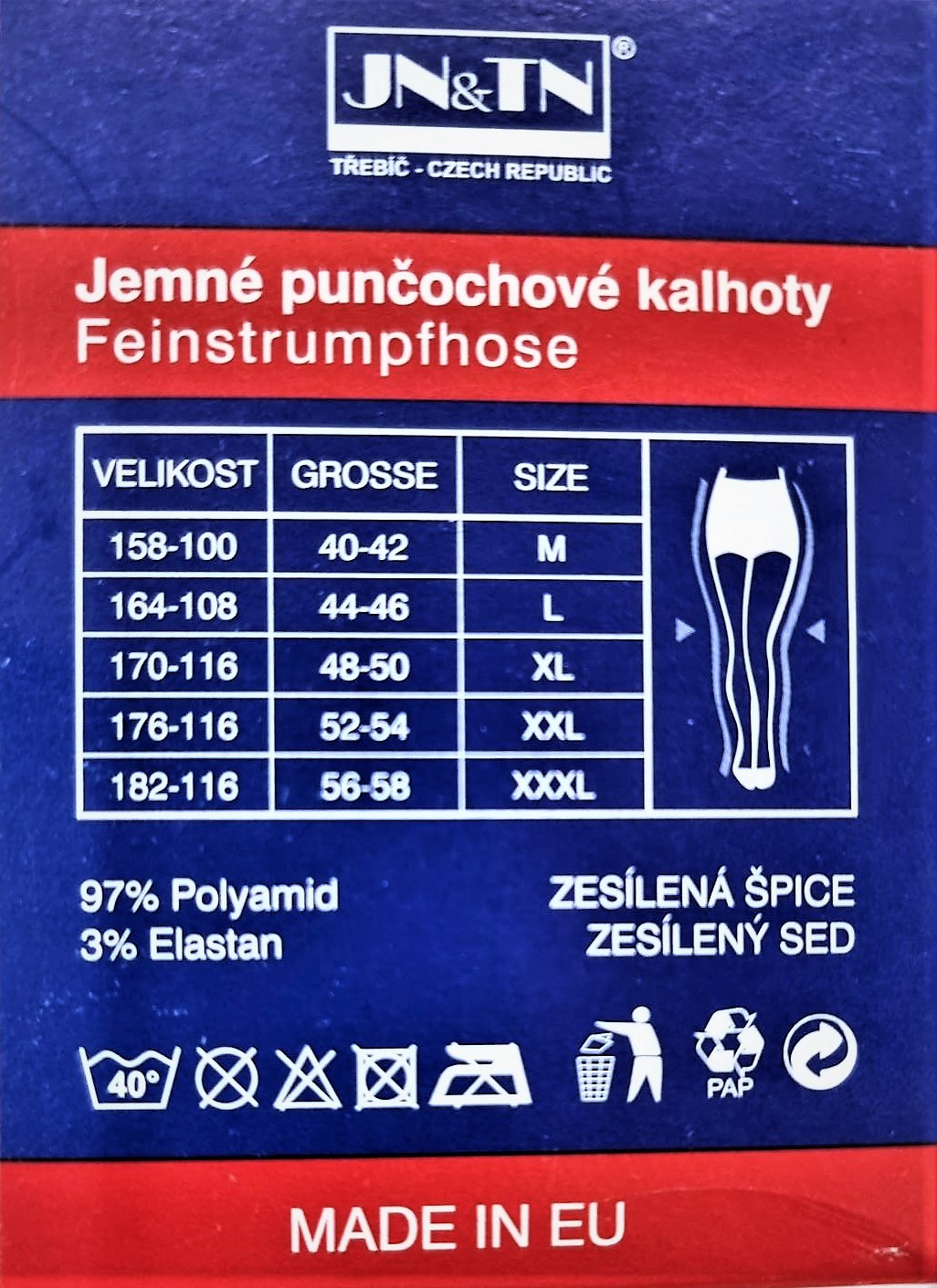 Punčochové kalhoty standard 20DEN