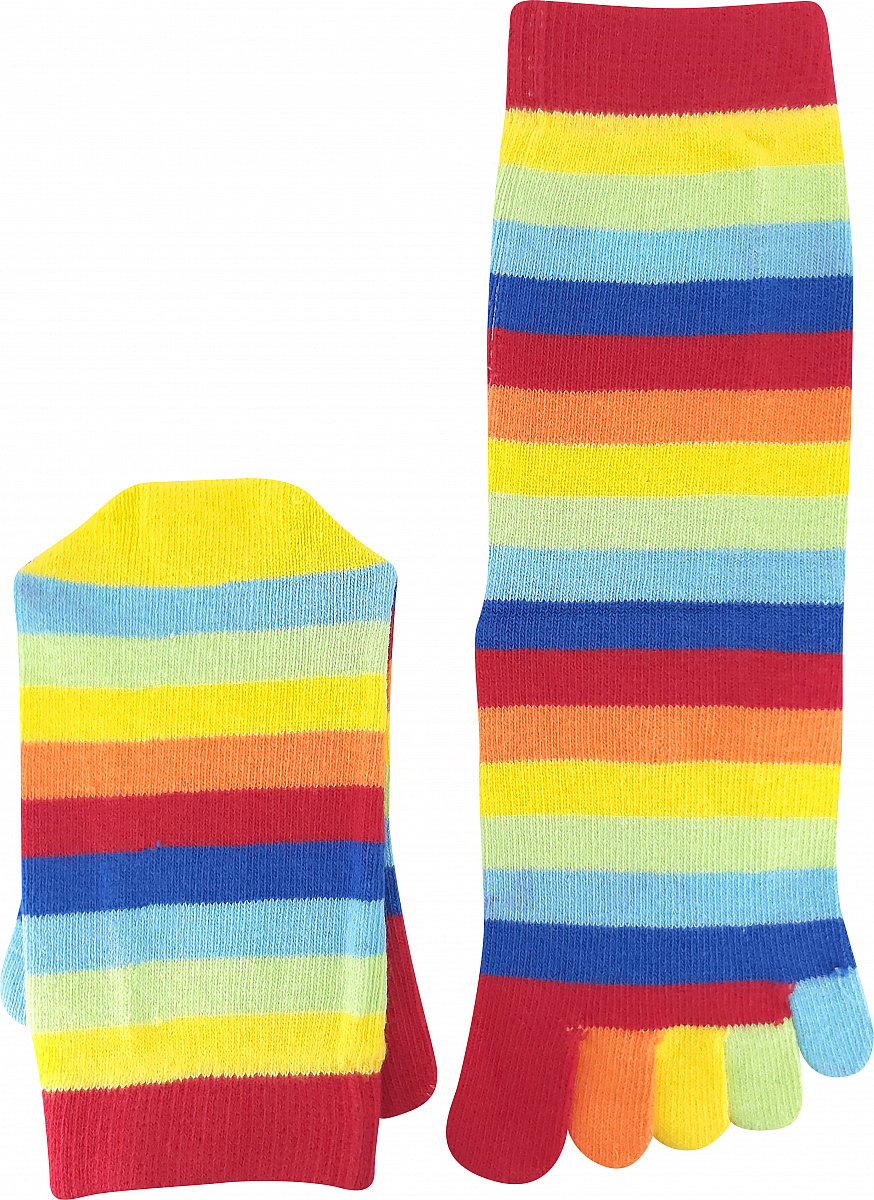 Prstové ponožky Prstan RAINBOW 42-46