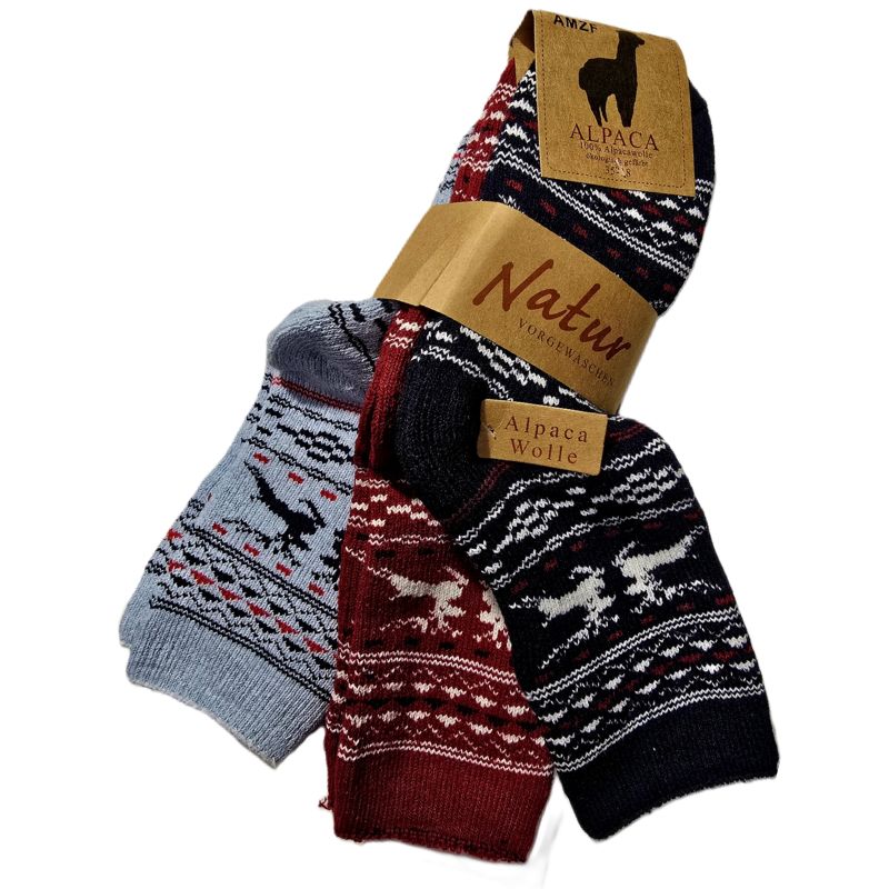 Dámské ALPACA vlněné ponožky sob 3páry 