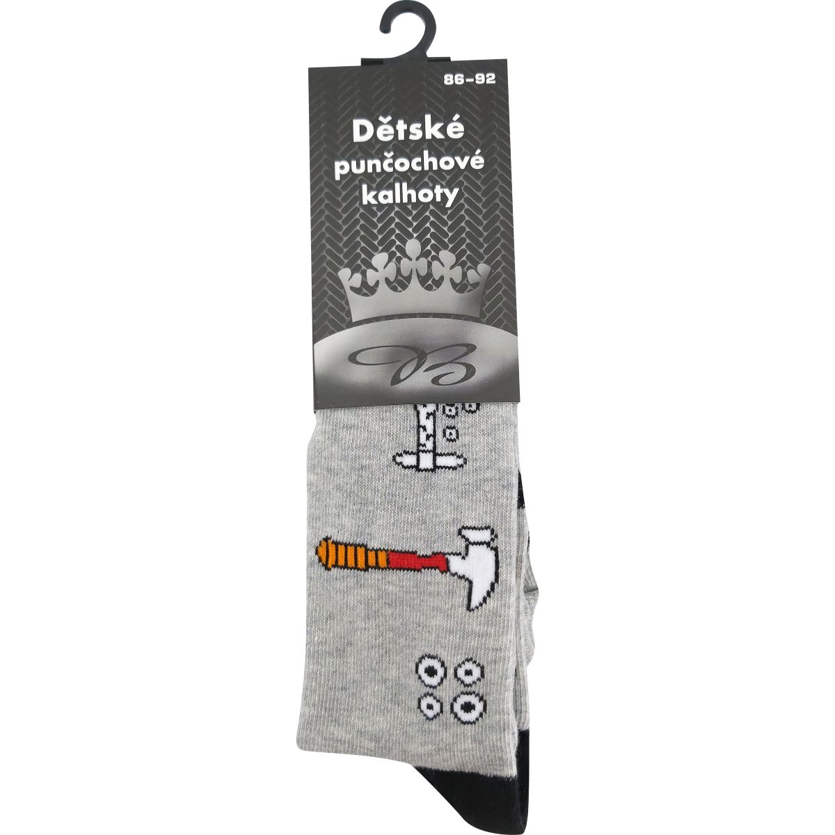 Punčochové kalhoty dětské MAX s obrázkem NÁŘADÍ 122-128