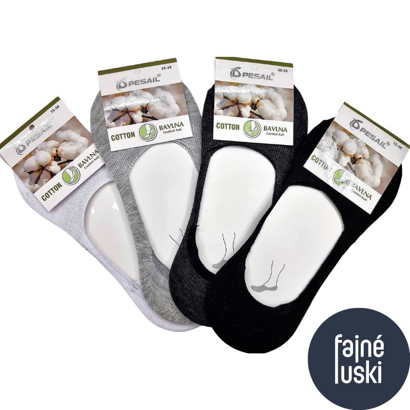 Balerínkové ponožky Comfort Soft se silikonovou patou