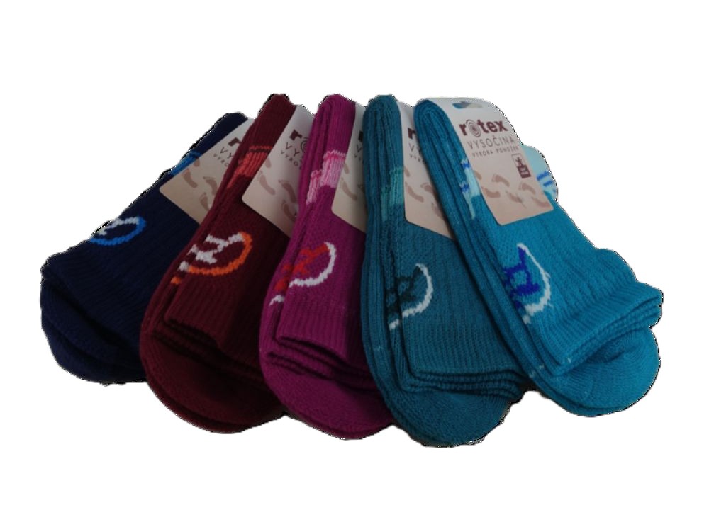 Dětské Termo zimní ponožky růžová 32-35 (21-23cm)