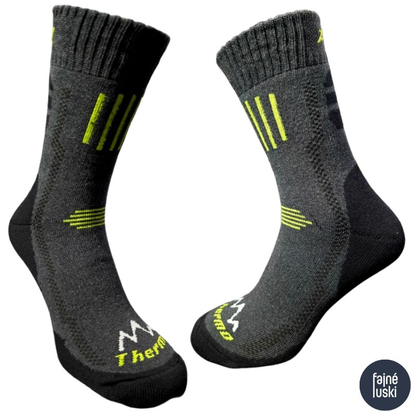 Funkční ponožky „Thermo“ tmavě šedá 42-43