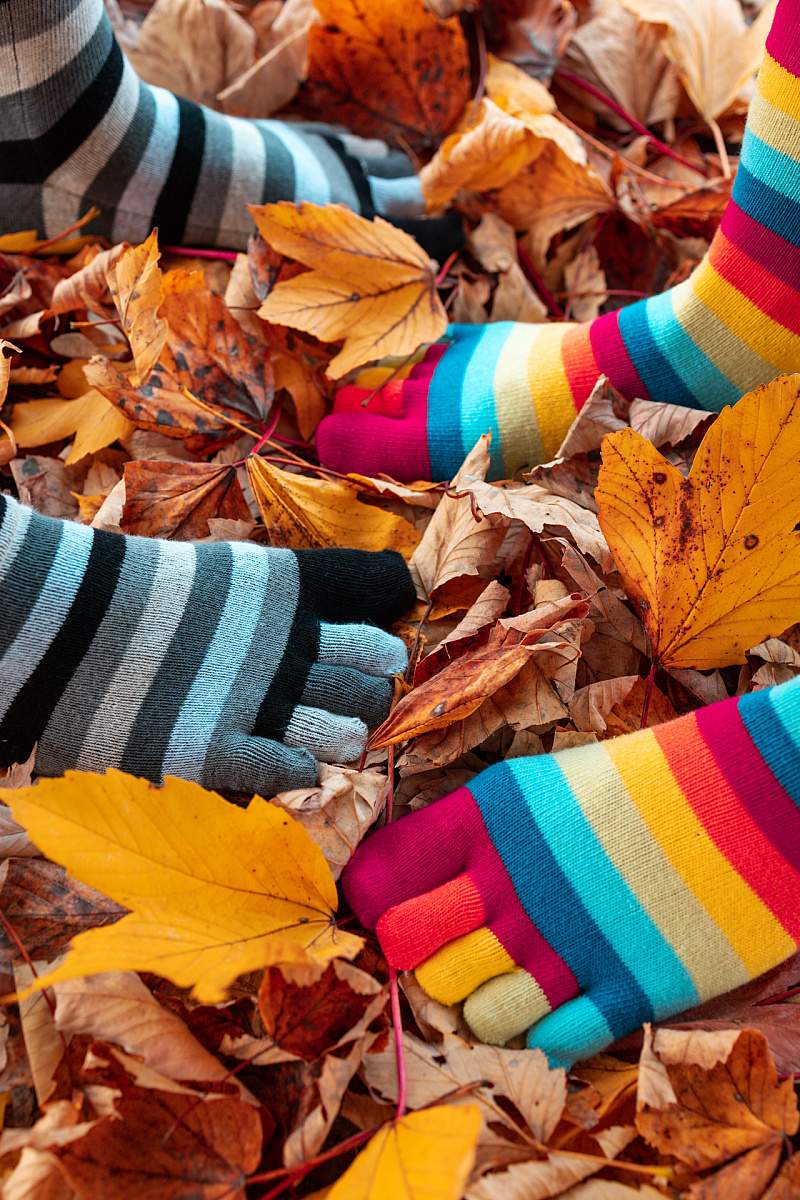 Prstové ponožky Prstan RAINBOW 42-46