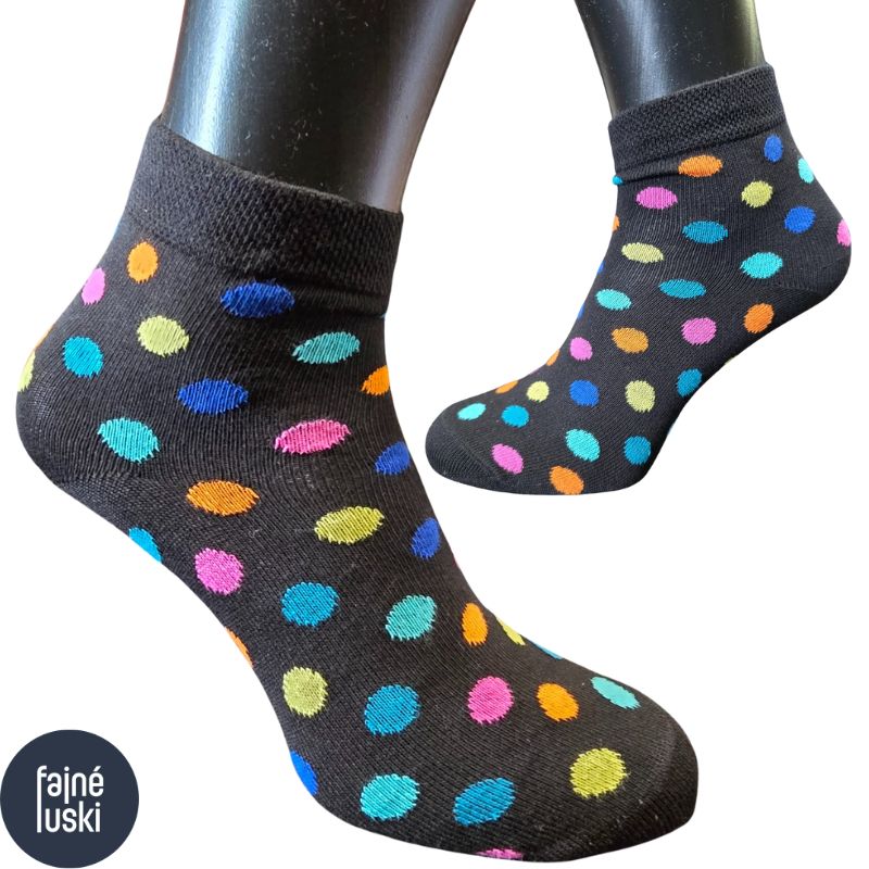 Dámské nízké ponožky Lentilky sada 3páry 39-41 