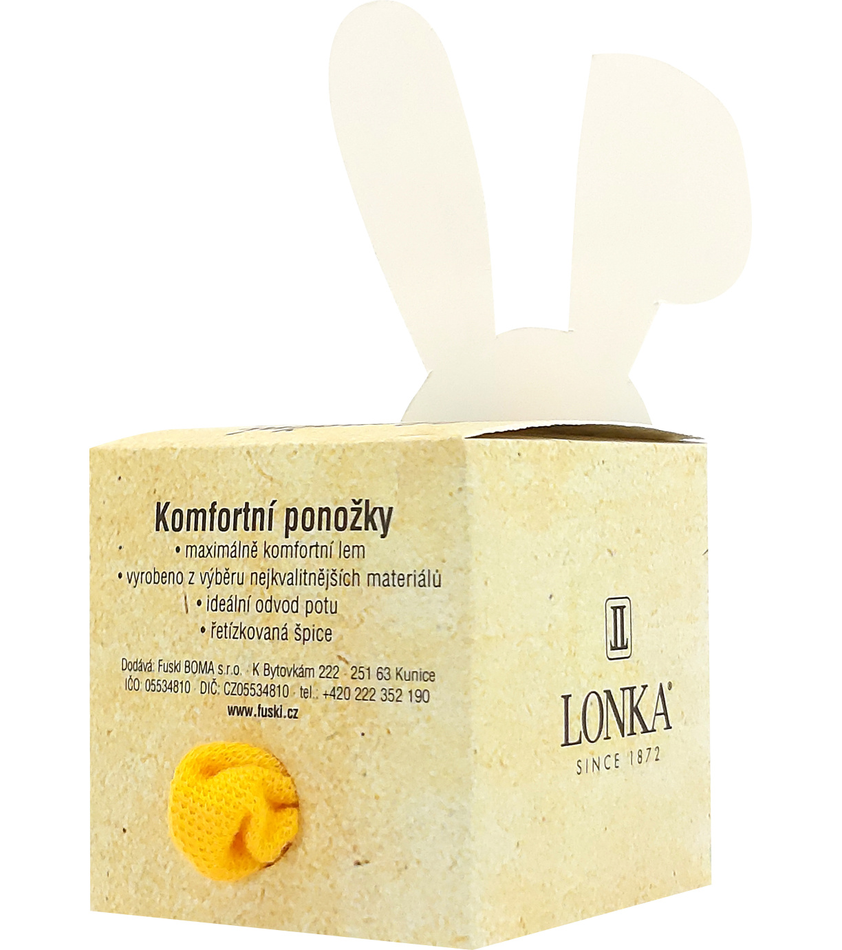 Velikonoční ponožky v krabičce Deaster Lonka